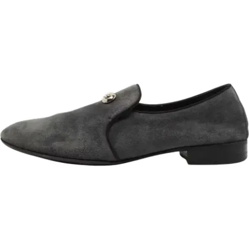 Pre-owned Flats, female, , Size: 11 1/2 US Pre-owned Suede flats - Giuseppe Zanotti Pre-owned - Modalova