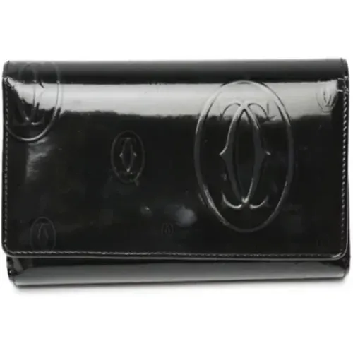 Pre-owned Wallets, female, , Size: ONE SIZE Pre-owned Leather wallets - Cartier Vintage - Modalova