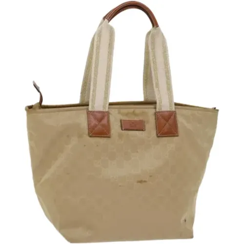 Pre-owned Tote Bags, female, , Size: ONE SIZE Pre-owned Canvas totes - Gucci Vintage - Modalova