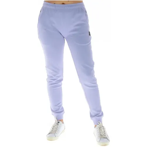 Lila bedruckte Vordertaschenhose , Damen, Größe: XS - Superdry - Modalova