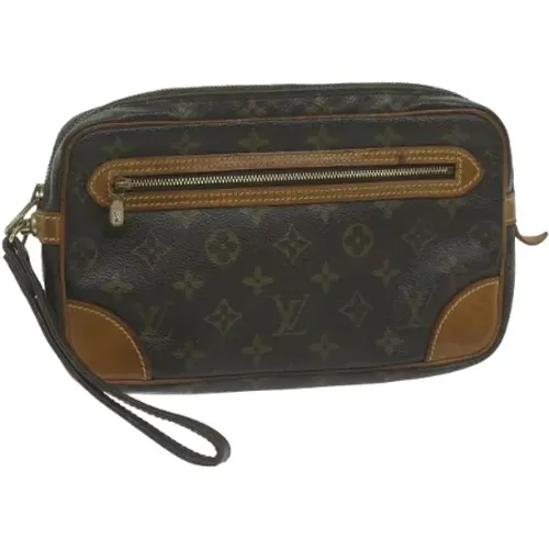 Pre-owned Canvas clutches , female, Sizes: ONE SIZE - Louis Vuitton Vintage - Modalova