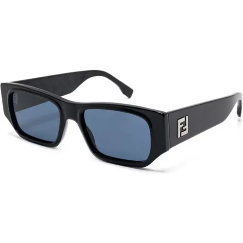 Fe40144I 01V Sunglasses , male, Sizes: 54 MM - Fendi - Modalova