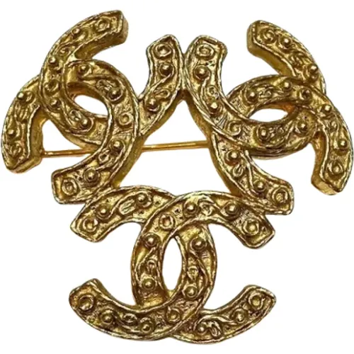Pre-owned Metal brooches , male, Sizes: ONE SIZE - Chanel Vintage - Modalova