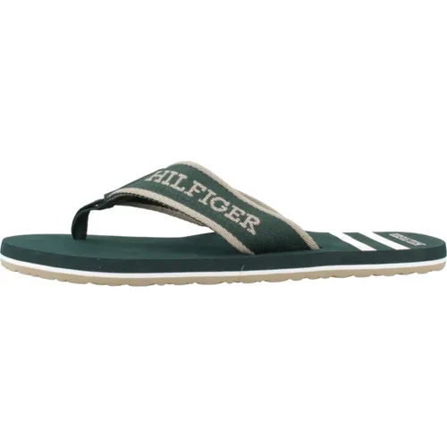 Sportliche Strand Flip Flops , Herren, Größe: 40 EU - Tommy Hilfiger - Modalova