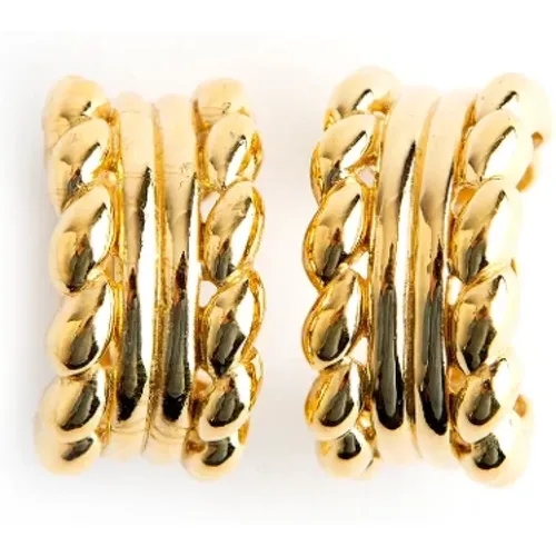 Pre-owned Jewellery, female, , Size: ONE SIZE Pre-owned Metal earrings - Dior Vintage - Modalova