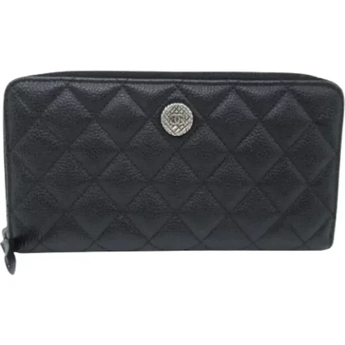 Pre-owned Leather wallets , female, Sizes: ONE SIZE - Chanel Vintage - Modalova