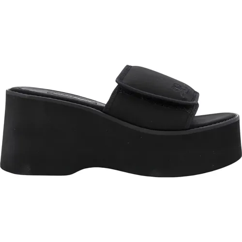Padded Nylon Sandals , female, Sizes: 5 UK, 6 UK, 3 UK, 4 UK - Courrèges - Modalova