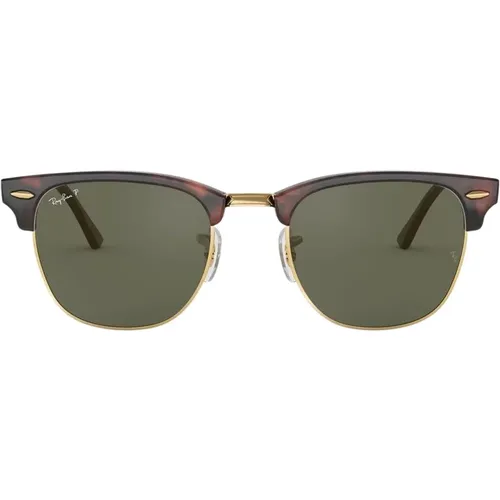 Sunglasses, male, , Size: 51 MM Clic Polarized Clubmaster Sunglasses - Ray-Ban - Modalova