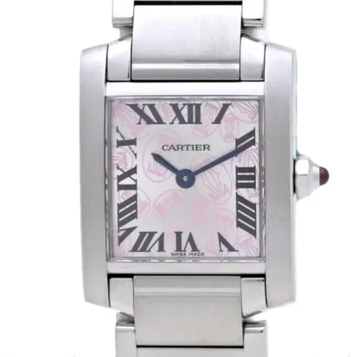 Pre-owned Watches, female, , Size: ONE SIZE Pre-owned Stainless Steel watches - Cartier Vintage - Modalova