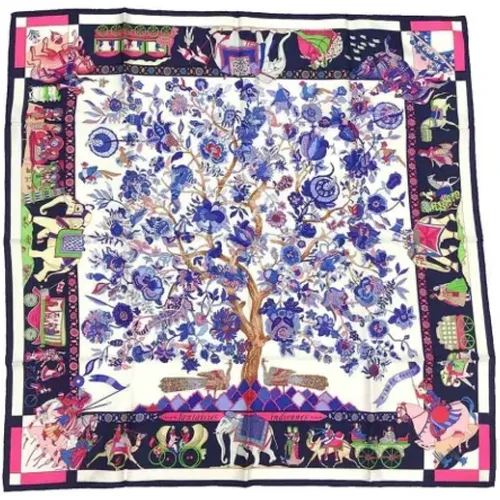 Pre-owned Silk scarves , female, Sizes: ONE SIZE - Hermès Vintage - Modalova