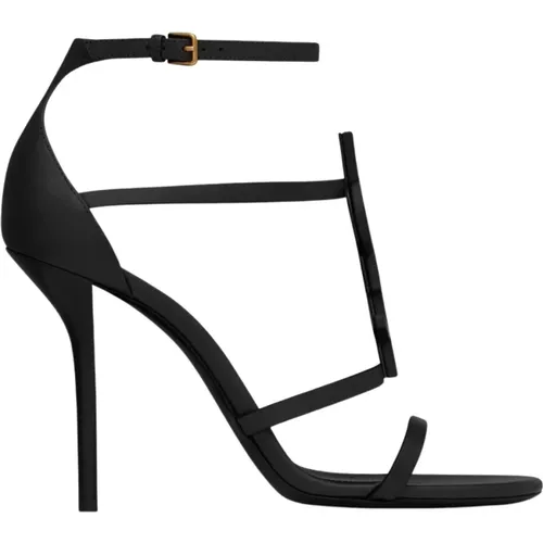Cassandra 100 Sandale - Elegante und anspruchsvolle High Heel Sandalen - Saint Laurent - Modalova
