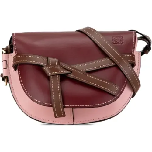 Pre-owned Cross Body Bags, female, , Size: ONE SIZE Pre-owned Leather crossbody-bags - Loewe Pre-owned - Modalova