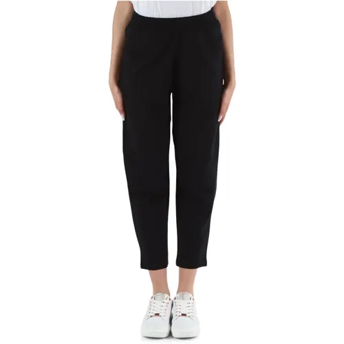 Stretch Cotton Sporty Pants , female, Sizes: M, XS, L, S - Alpha Studio - Modalova