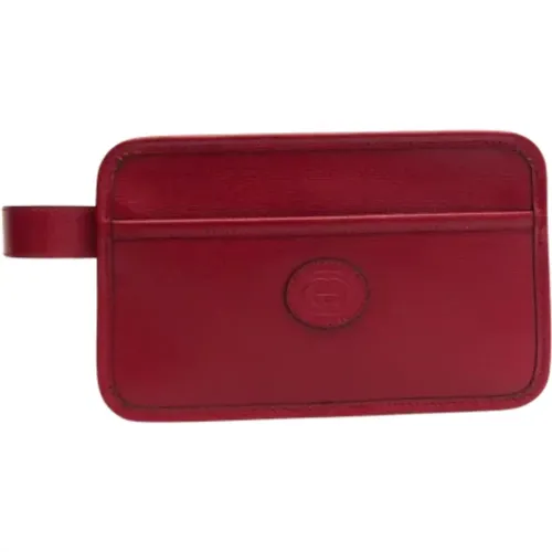 Pre-owned Leather clutches , female, Sizes: ONE SIZE - Gucci Vintage - Modalova