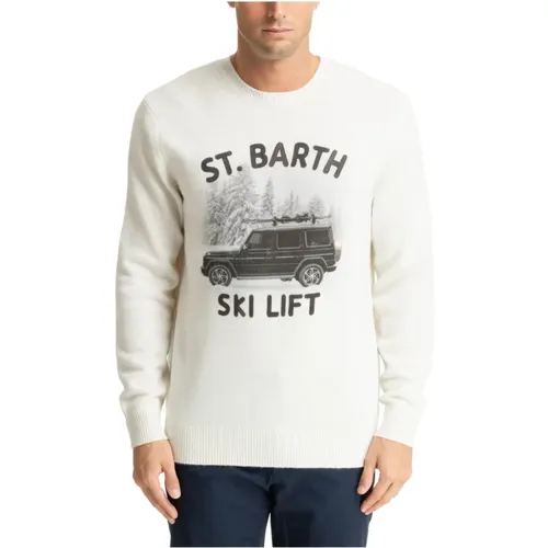 Abstrakter Multicolor Ski Lift Pullover - MC2 Saint Barth - Modalova