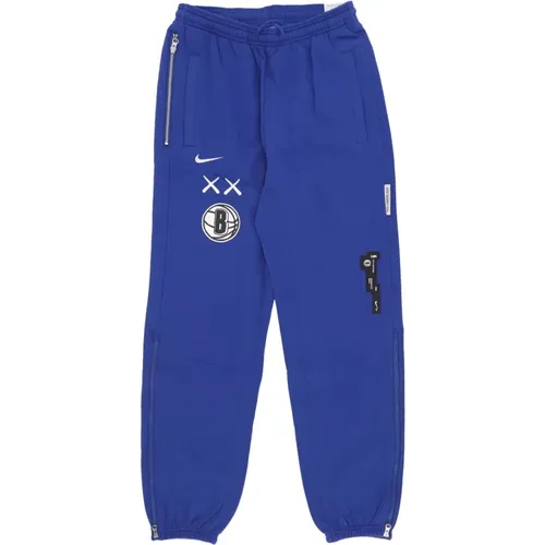 Sweatpants, male, , Size: XL Brooklyn Nets Basketball Courtside Pants - Nike - Modalova