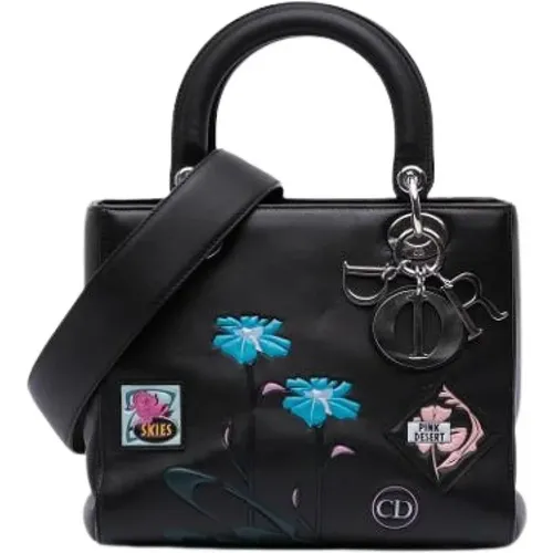 Pre-owned Handbags, female, , Size: ONE SIZE Pre-owned Leather Handbag - Dior Vintage - Modalova