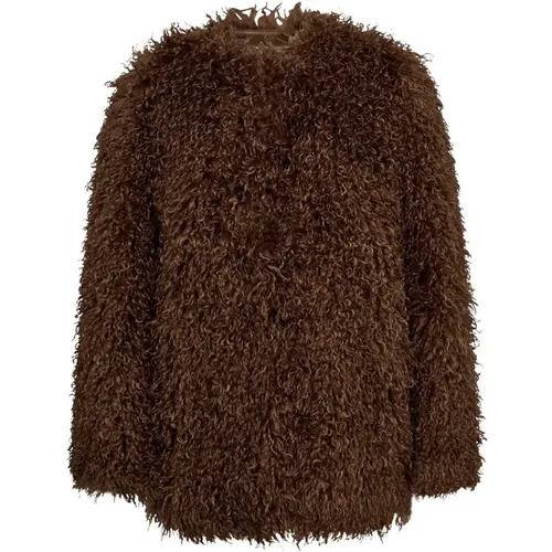 Faux Fur & Shearling Jackets, female, , Size: L Tibet Fur Jacket - Haute L'Amitié - Modalova