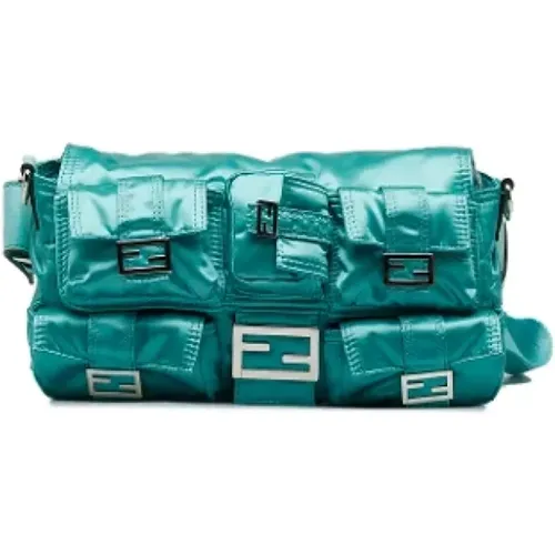 Pre-owned Cross Body Bags, female, , Size: ONE SIZE Pre-owned Nylon shoulder-bags - Fendi Vintage - Modalova