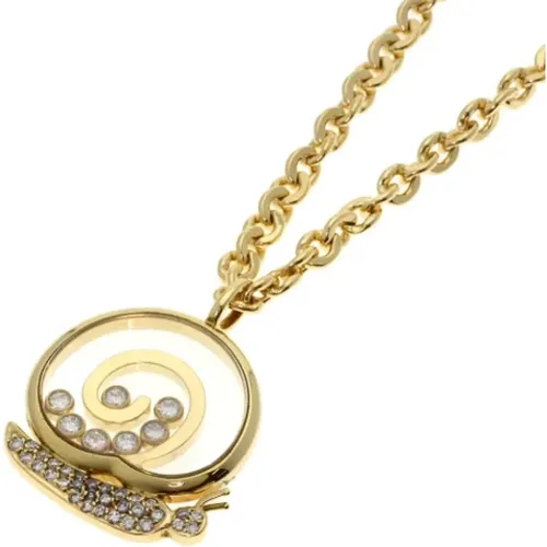 Pre-owned Gold necklaces , female, Sizes: ONE SIZE - Chopard Pre-owned - Modalova