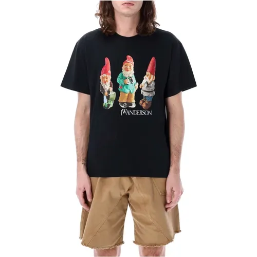 Gnomes T-Shirt,T-Shirts,Schwarze T-Shirts und Polos - JW Anderson - Modalova