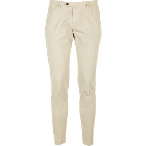 Chinos, male, , Size: XL Cream Trousers - Briglia - Modalova