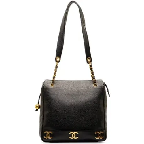 Pre-owned Tote Bags, female, , Size: ONE SIZE Pre-owned Leather totes - Chanel Vintage - Modalova