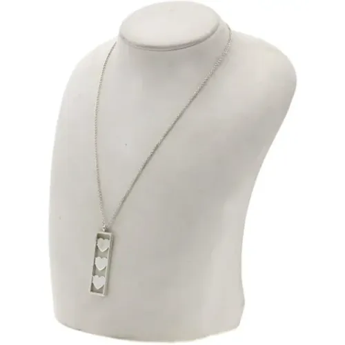 Pre-owned Jewellery, female, , Size: ONE SIZE Pre-owned Silver necklaces - Tiffany & Co. Pre-owned - Modalova