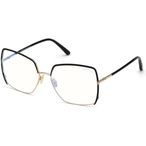 Ft5668-57001 - 001 Eyeglasses , unisex, Sizes: 57 MM - Tom Ford - Modalova