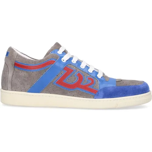 Low Top Sneakers Sn016 Calf Leather , male, Sizes: 7 1/2 UK - Dsquared2 - Modalova