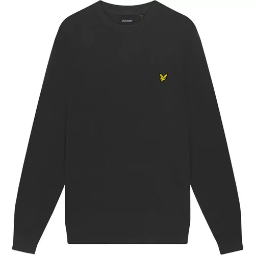 Baumwoll Rundhals Pullover , Herren, Größe: XS - Lyle & Scott - Modalova