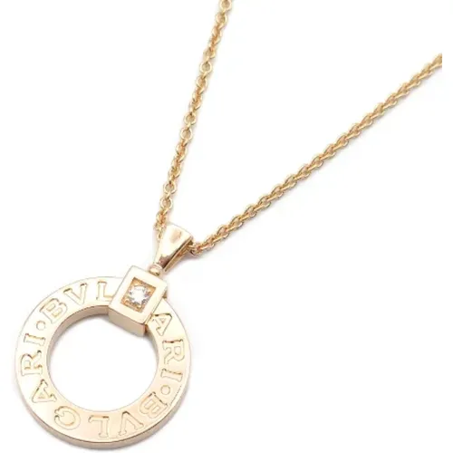 Pre-owned Jewellery, female, , Size: ONE SIZE Pre-owned Rose Gold necklaces - Bvlgari Vintage - Modalova