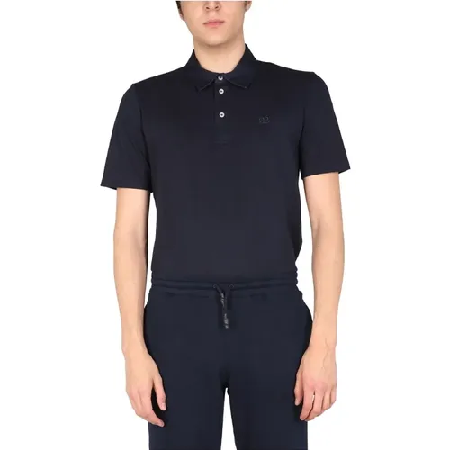 Polo Shirt With Logo Embroidery , male, Sizes: S, M - Ballantyne - Modalova