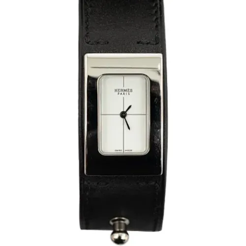 Pre-owned Watches, female, , Size: ONE SIZE Pre-owned Leather watches - Hermès Vintage - Modalova