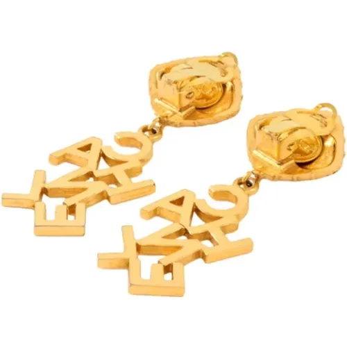 Pre-owned Jewellery, female, , Size: ONE SIZE Pre-owned Gold chanel-jewelry - Chanel Vintage - Modalova