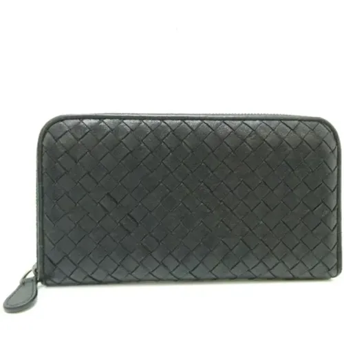 Pre-owned Wallets, unisex, , Size: ONE SIZE Pre-owned Leather Wallet - Bottega Veneta Vintage - Modalova