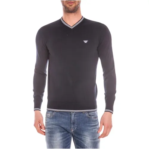 Stylischer Sweater Pullover , Herren, Größe: S - Armani Jeans - Modalova