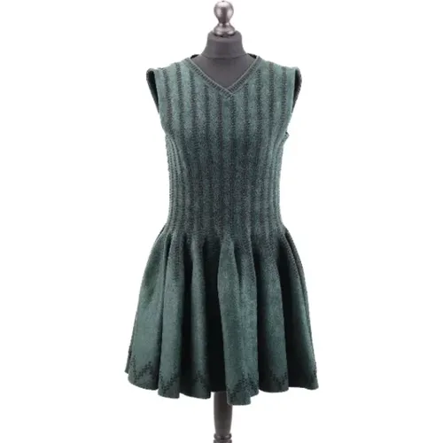 Pre-owned Wool dresses , female, Sizes: L - Alaïa Pre-owned - Modalova