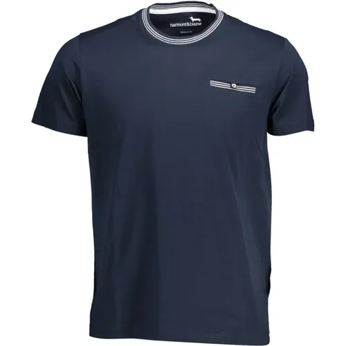 T-Shirt Kurze Ärmel Herren Blau - Harmont & Blaine - Modalova