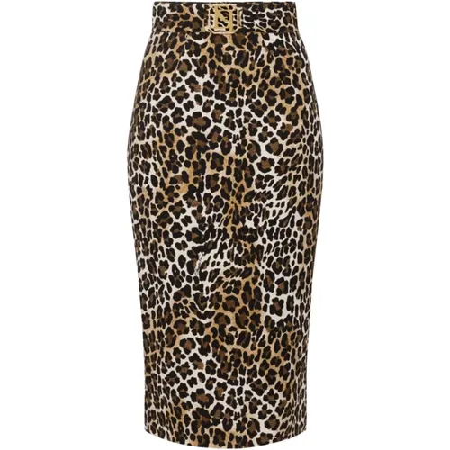 Skirts Aw24 Women's Fashion , female, Sizes: S, L, XS, M - Elisabetta Franchi - Modalova