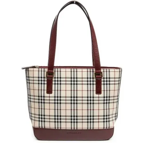 Pre-owned Tote Bags, female, , Size: ONE SIZE Pre-owned Canvas totes - Burberry Vintage - Modalova