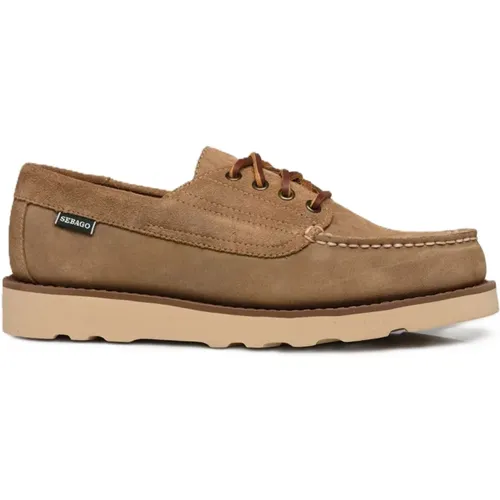 Hellbeige Wildleder Field Schuhe , Herren, Größe: 41 EU - Sebago - Modalova