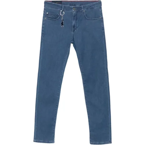 Slim-fit Jeans, male, , Size: XL Woven Denim Jeans with Five Pockets - PAUL & SHARK - Modalova