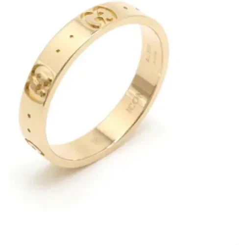 Pre-owned Gold rings , female, Sizes: ONE SIZE - Gucci Vintage - Modalova