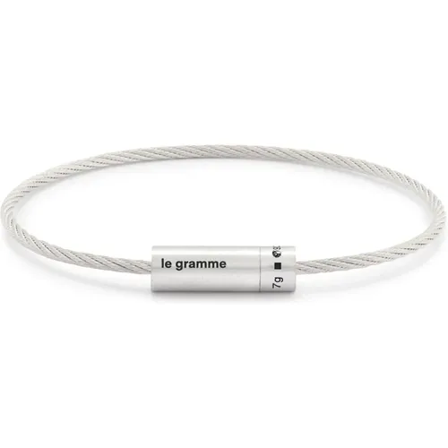 Bracelets, unisex, , Size: XS Cable Bracelet - Le Gramme - Modalova