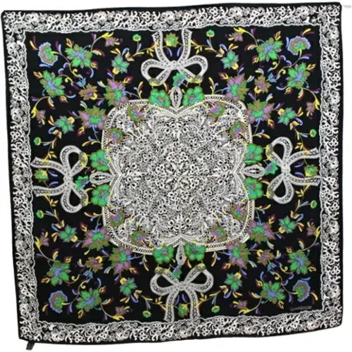 Pre-owned Silk scarves , female, Sizes: ONE SIZE - Versace Pre-owned - Modalova