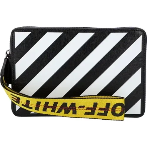 Clutches, female, , Size: ONE SIZE Leather shoulder-bags - Off White - Modalova