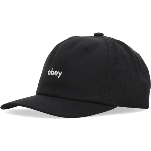 Caps, male, , Size: ONE SIZE Classic Snapback Curved Visor Cap - Obey - Modalova