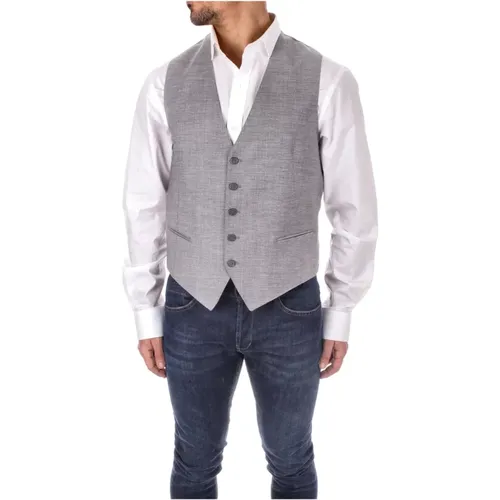 Grey Jackets for Men , male, Sizes: XL - Tagliatore - Modalova