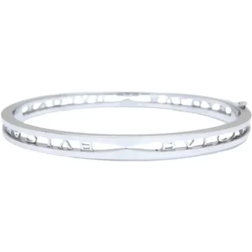 Pre-owned Jewellery, female, , Size: ONE SIZE Pre-owned White Gold bracelets - Bvlgari Vintage - Modalova